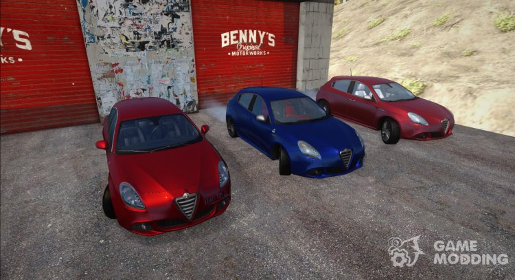 Pack of Alfa Romeo Giulietta cars for GTA San Andreas