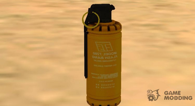 Gold Teargas for GTA San Andreas