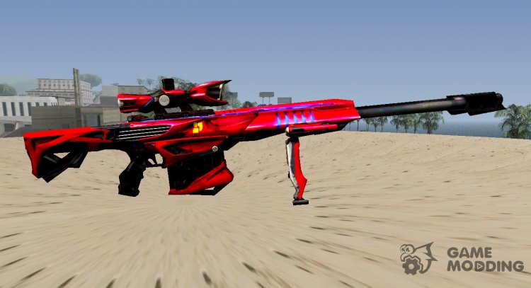 Crossfire Barett M8A21 Iron Shark для GTA San Andreas