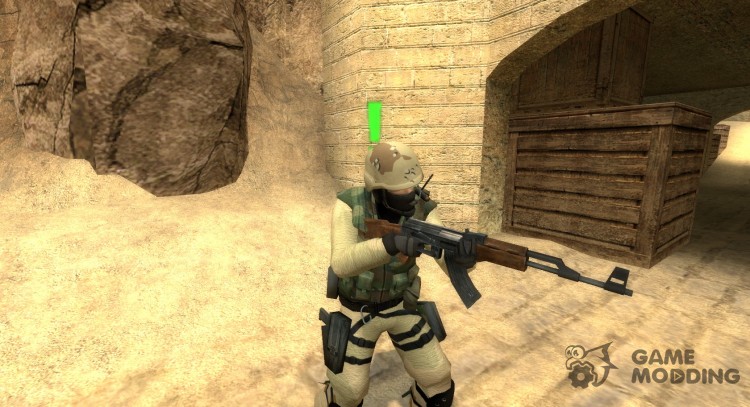 El camuflaje urbano el desierto para Counter-Strike Source