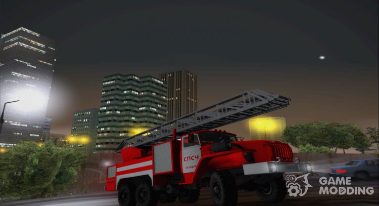 Урал-4320 АЦЛ СПСЧ г. ОРЕНБУРГА из Farming Simulator 2015 для GTA San Andreas
