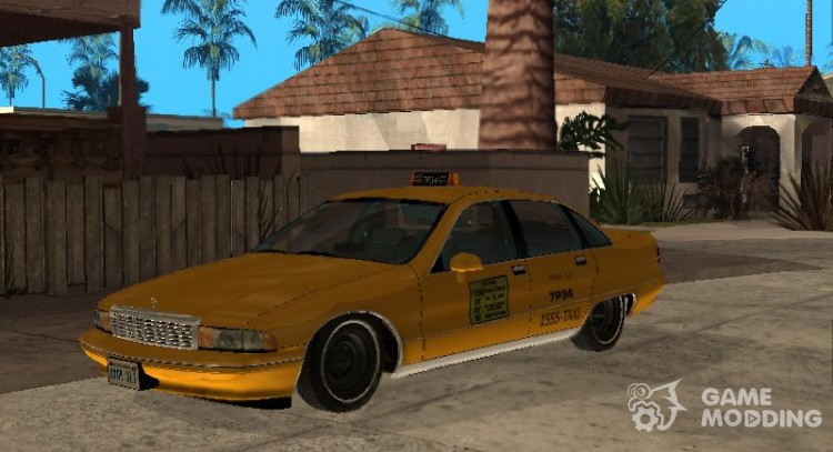 Chevrolet Caprice Taxi 1992 for GTA San Andreas