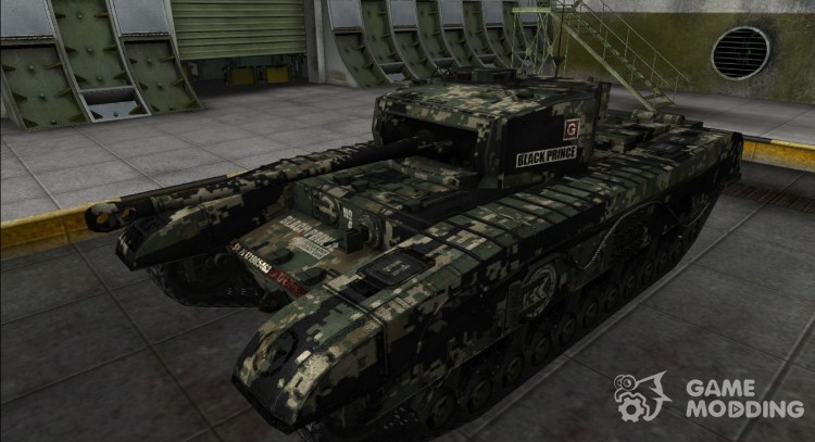 The skin for the Black Prince for World Of Tanks
