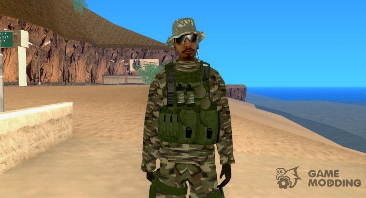 Колумбийский повстанец для GTA San Andreas