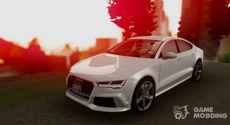 El Audi RS7 Sportback 2015 para GTA San Andreas
