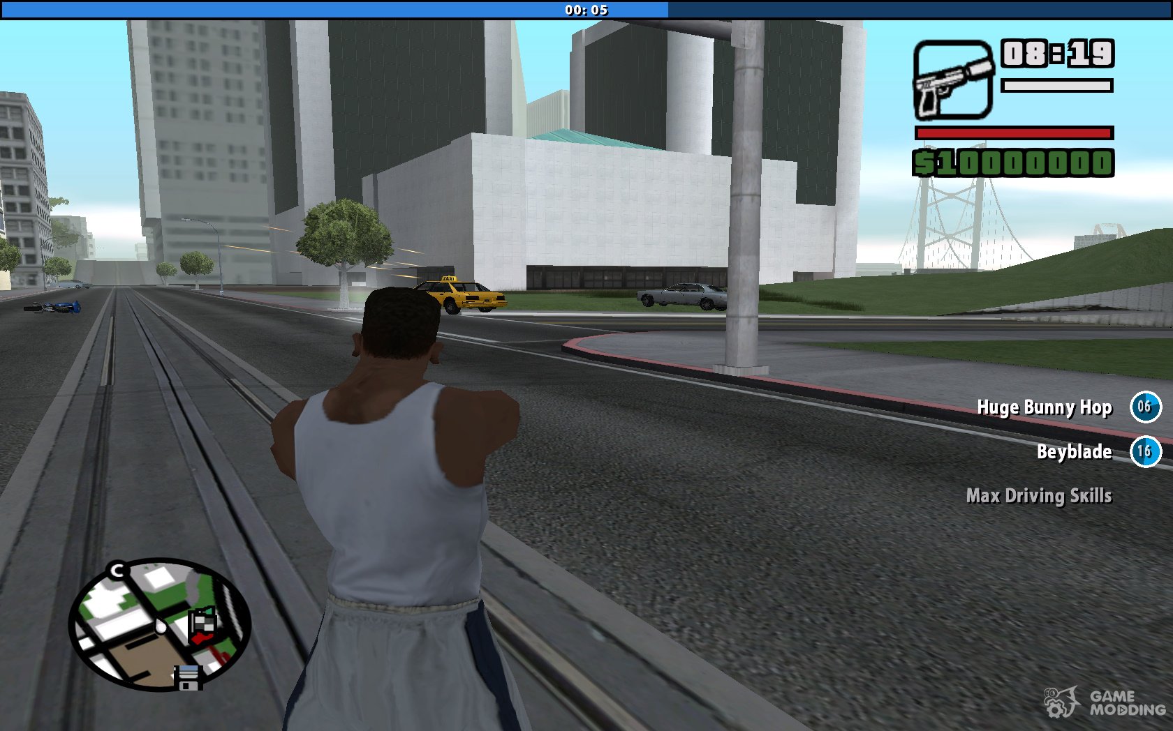 Download Chaos mod - Random activation of cheat codes for GTA San
