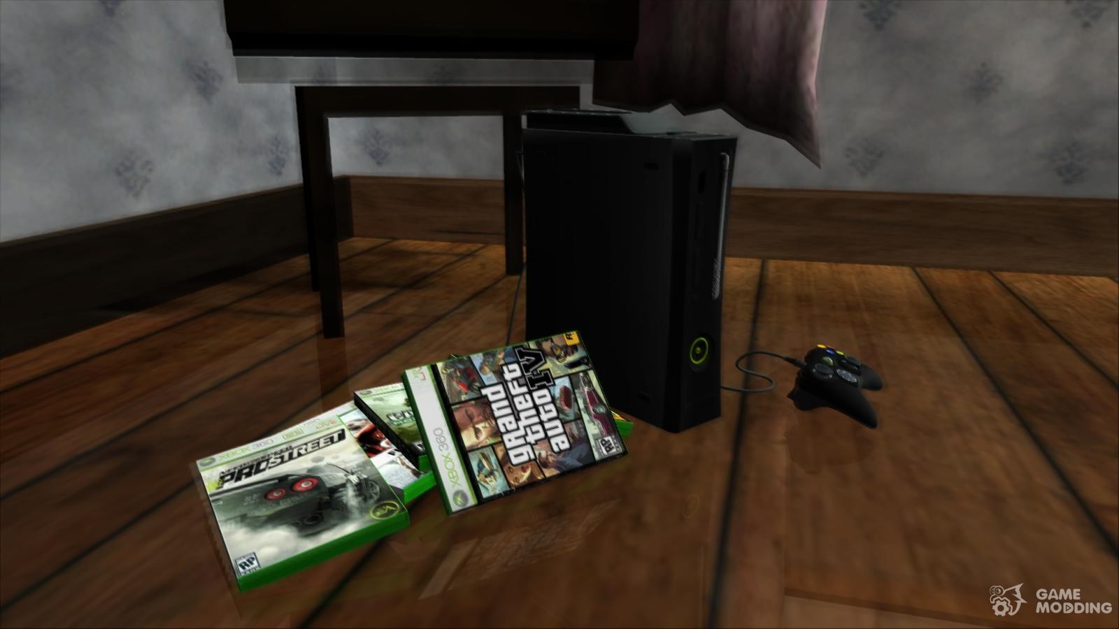 Xbox 360 Black для GTA San Andreas.