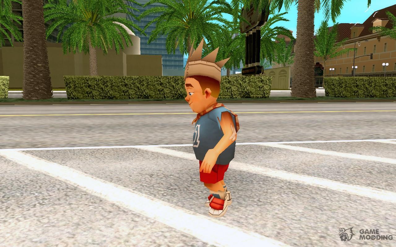 Personagem de Subway Surfers (Android) para GTA San Andreas