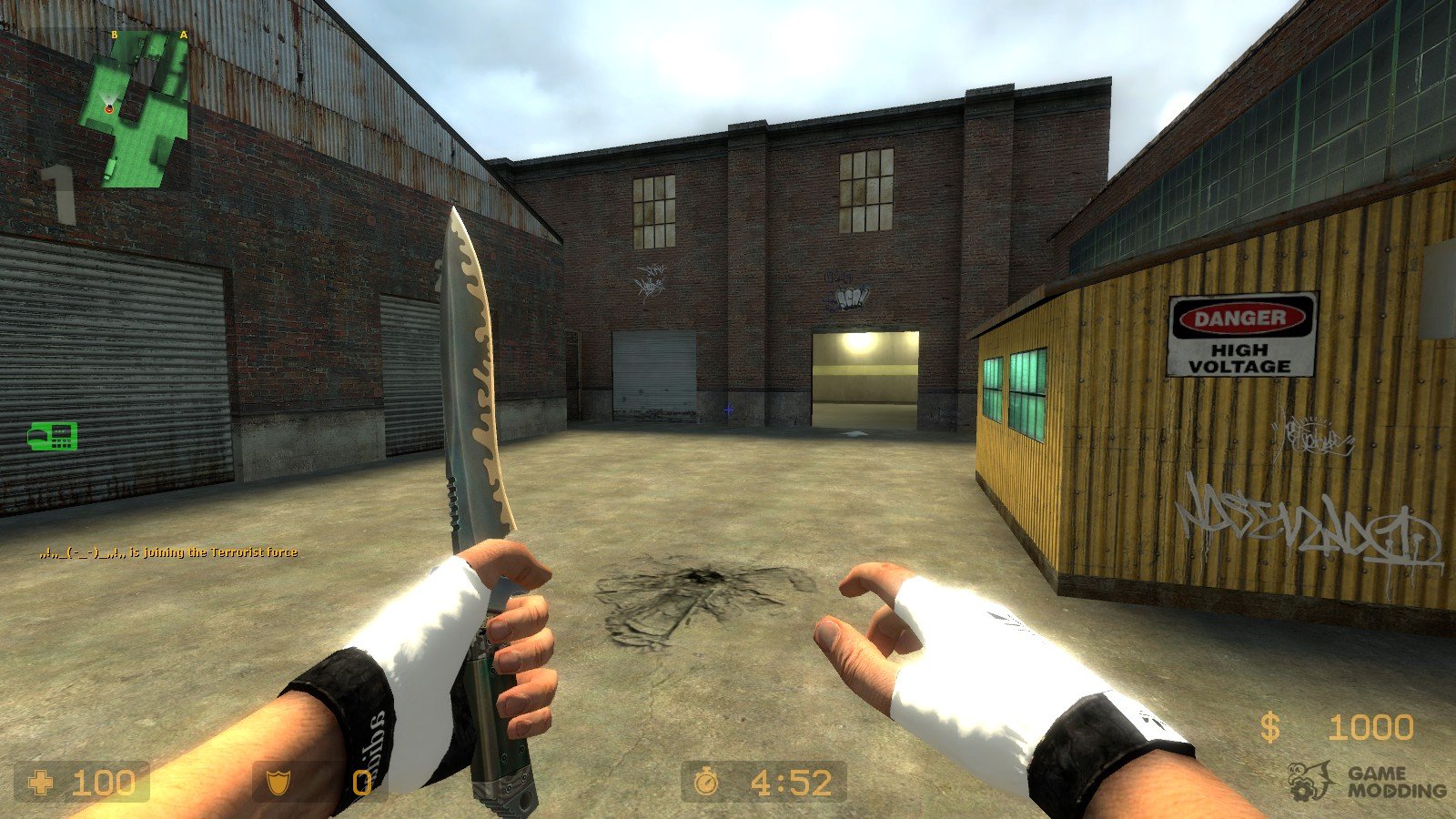 The map Dust II from CS:GO 2012 for Counter-Strike Source