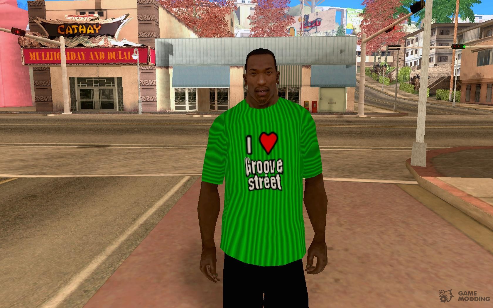 T-shirt "Grove Street" for GTA San Andreas.
