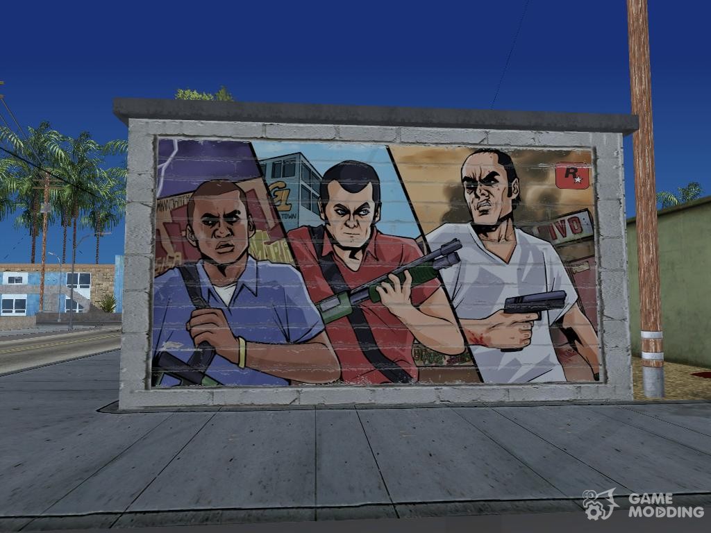 Граффити гта. Граффити Тревор. Граффити GTA 5. Граффити в стиле GTA.