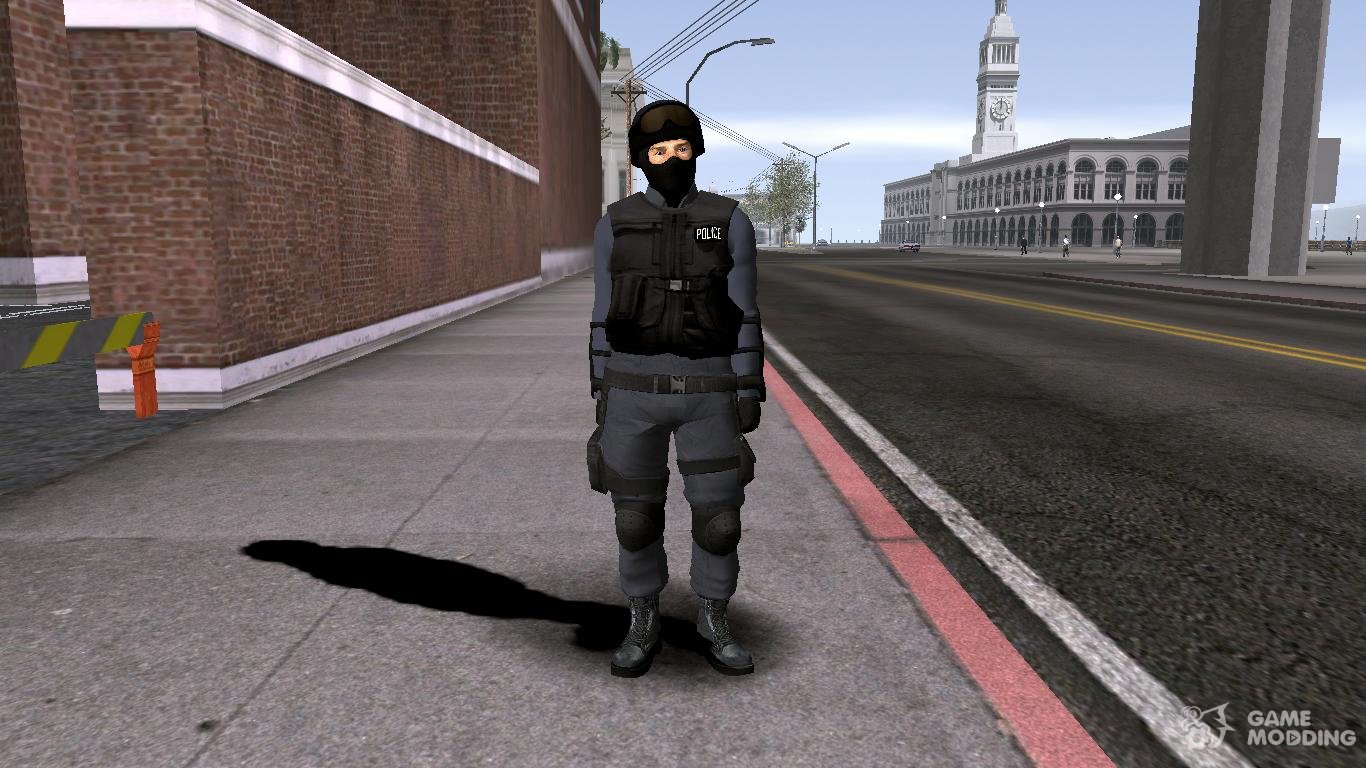 GTA San Andreas Nuevos Policias from GTA 5 for SA Mod 