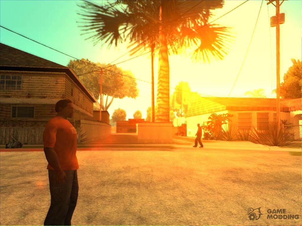 Ps2 Graphics ' Orange Atmosphare for GTA San Andreas