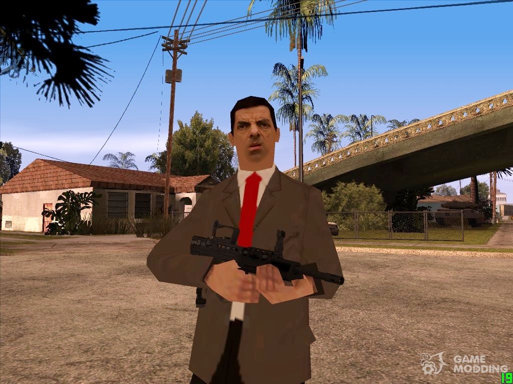 Mr. Bean in GTA San Andreas YouTube