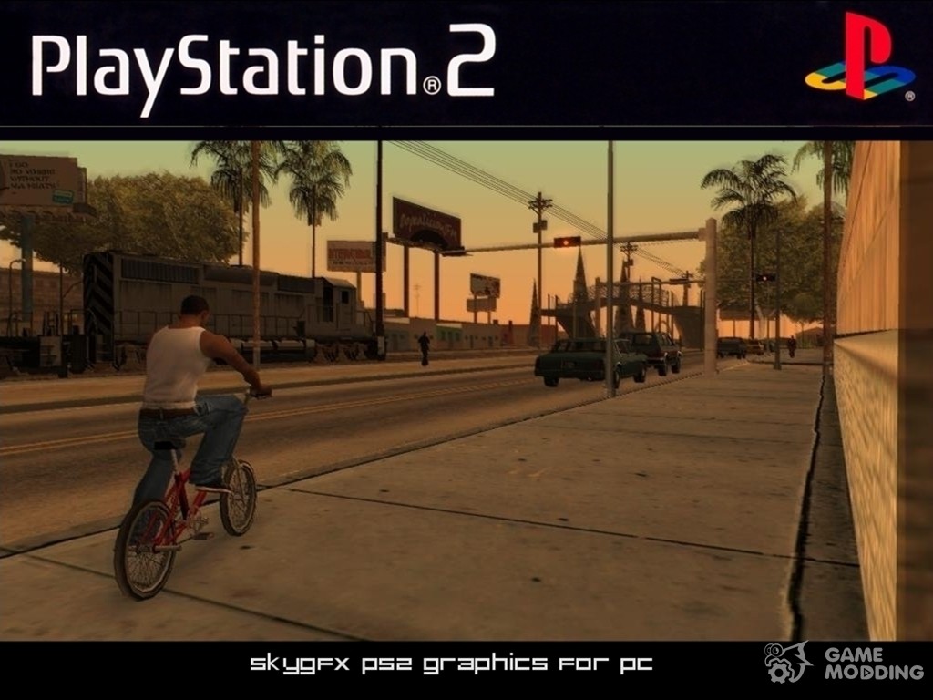 Пс 2 графика. ГТА Сан ПС 2. ГТА Сан андреас пс2. Grand Theft auto San Andreas пс2. Grand Theft auto San Andreas PLAYSTATION 2.