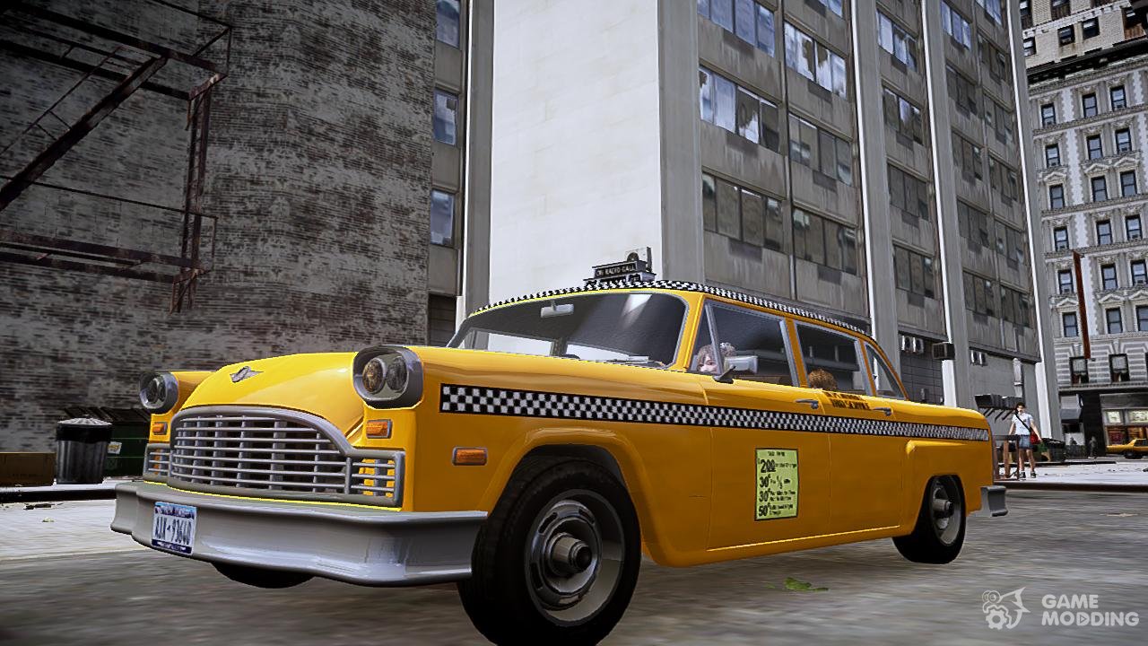 Checker Marathon 1977 Такси V. 1 для GTA 4