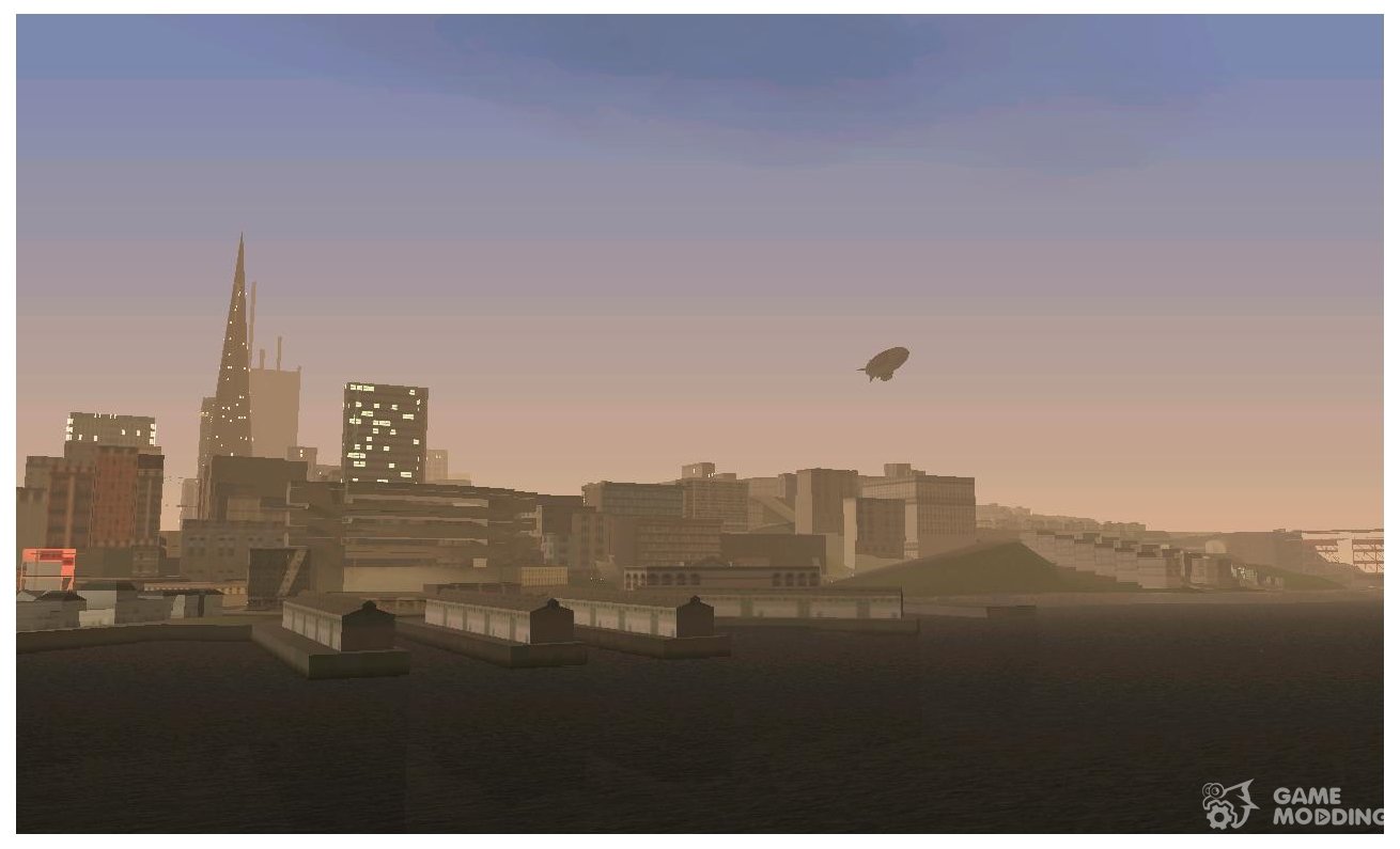 Advertising airship as in GTA VC v6 for GTA San Andreas