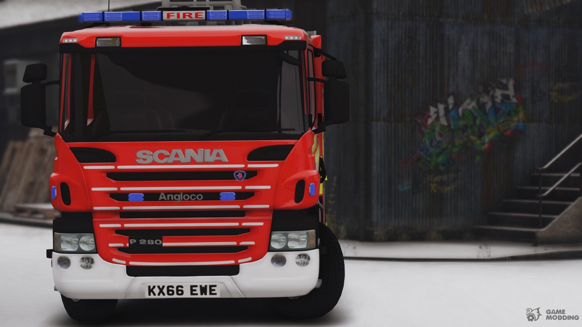 2015 Scania P280 Essex Fire And Rescue Angloco Appliance Els For Gta 5