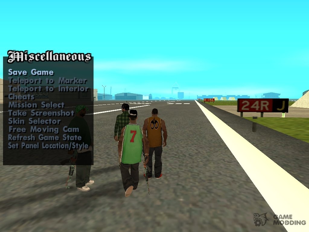 Cheat Menu for GTA San Andreas