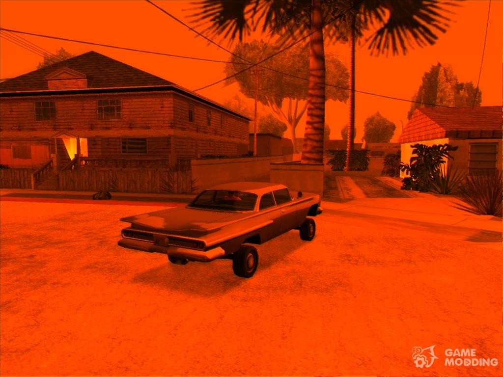 Ps2 Graphics ' Orange Atmosphare for GTA San Andreas
