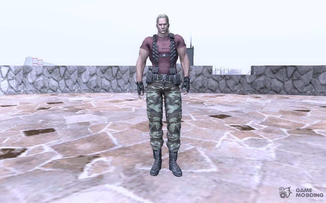 Skin De Krauser Mutado De Resident Evil 4 Remake for GTA San Andreas