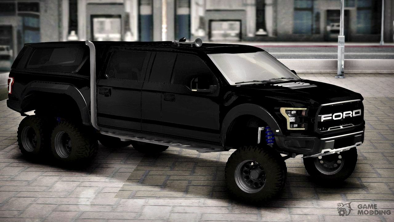 Ford F150 Raptor 6 X 6 Long For Gta San Andreas