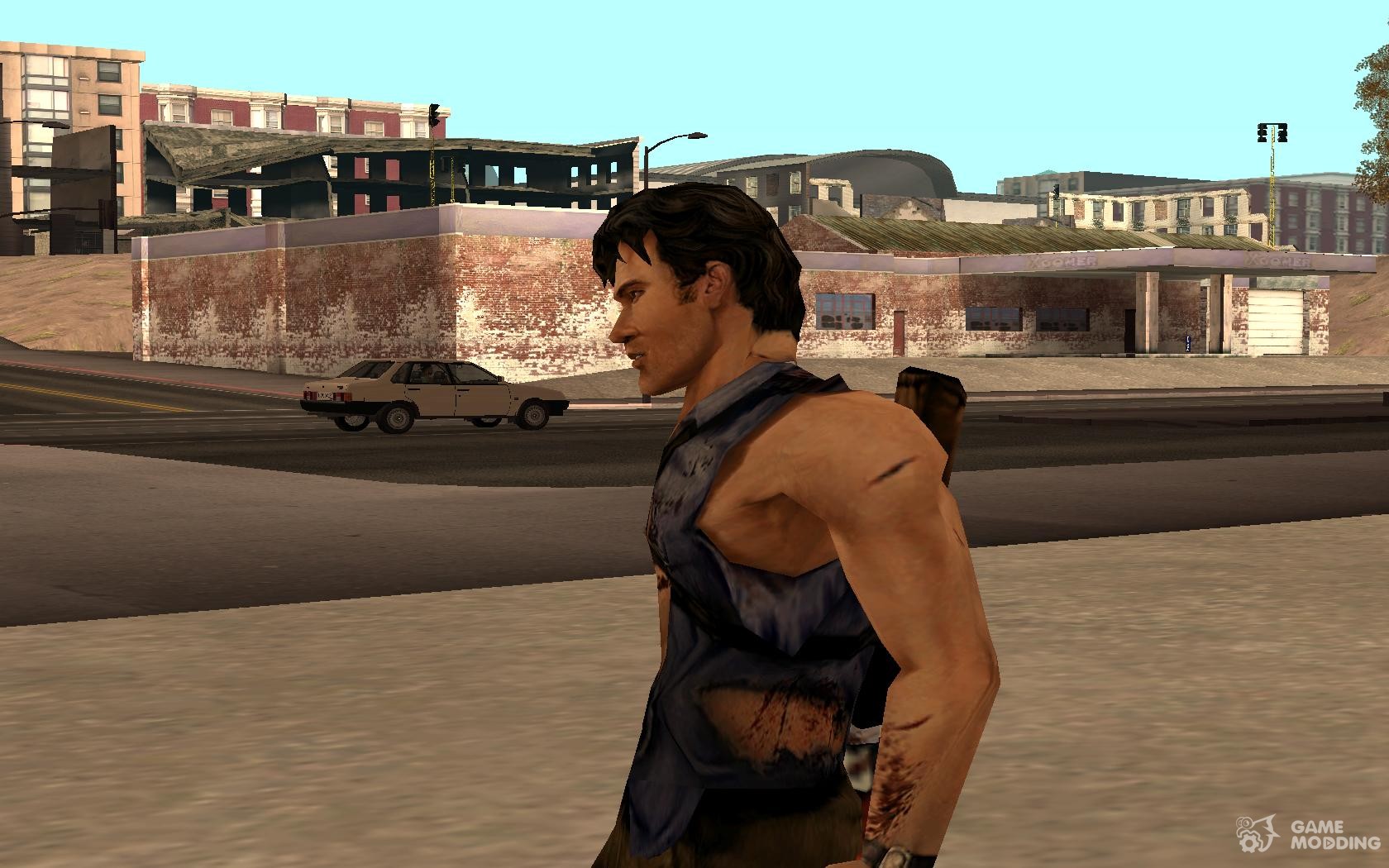 GTA San Andreas Ash Williams Skin Pack from 'Evil Dead: Regeneration' Mod 