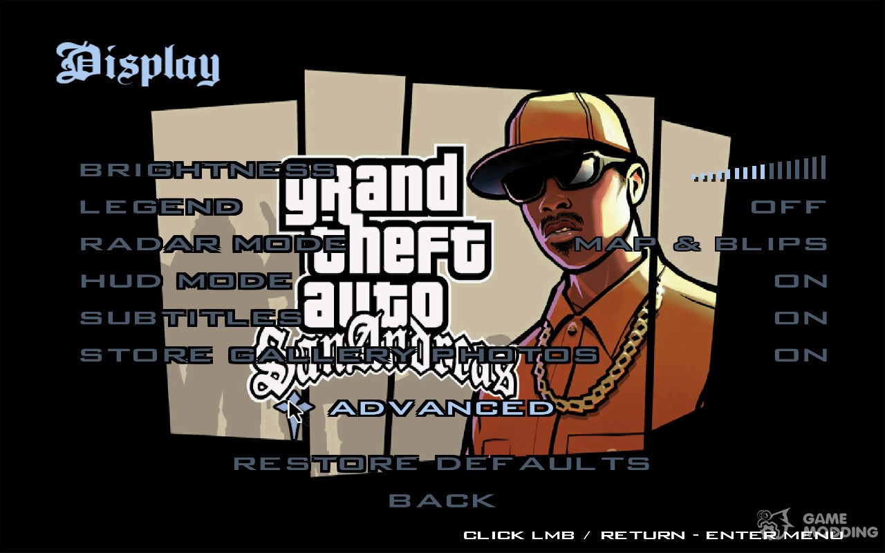 Hd Menus And Loading Screens In The Style Of Gta Sa Mobile V2 For Gta