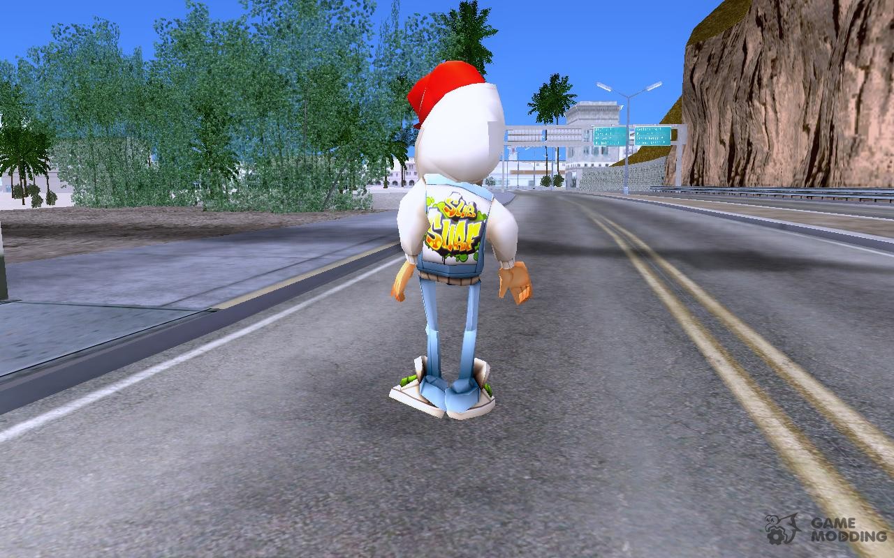 Personagem de Subway Surfers (Android) para GTA San Andreas