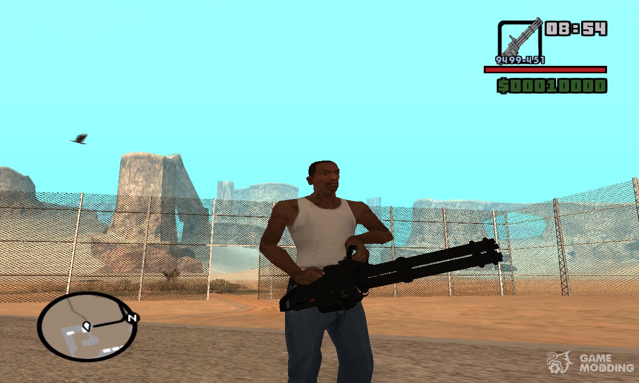 gta sa cleo mod minigun