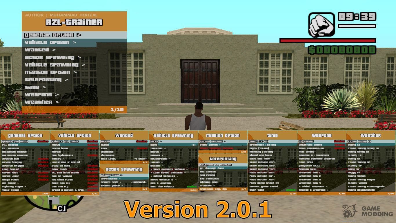 types of gta 4 mod menus