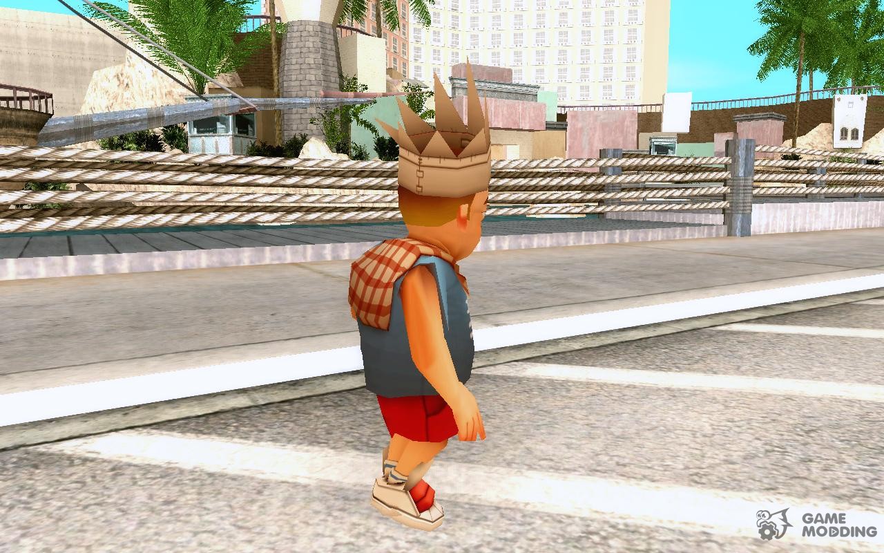 Personagem de Subway Surfers (Android) para GTA San Andreas