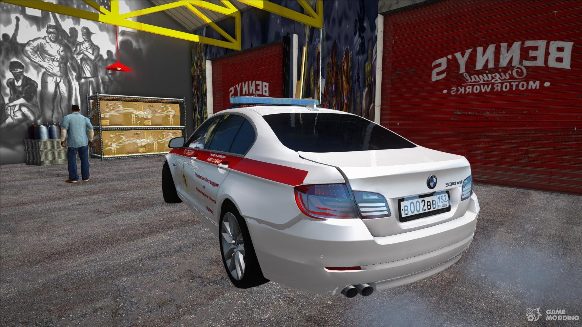 BMW 530xd (F10) Управление Росгвардии для GTA San Andreas