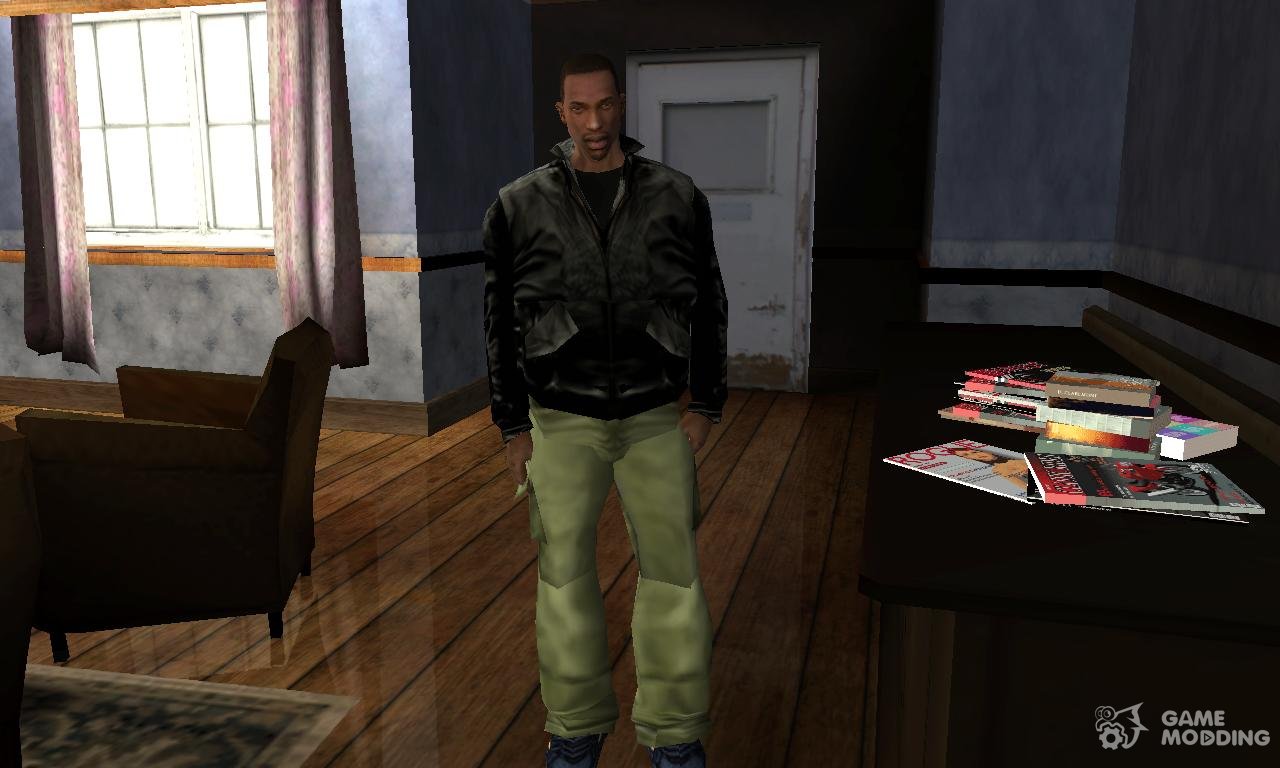 GTA 3 Claude Shirtless + Skins GTA III Mod 