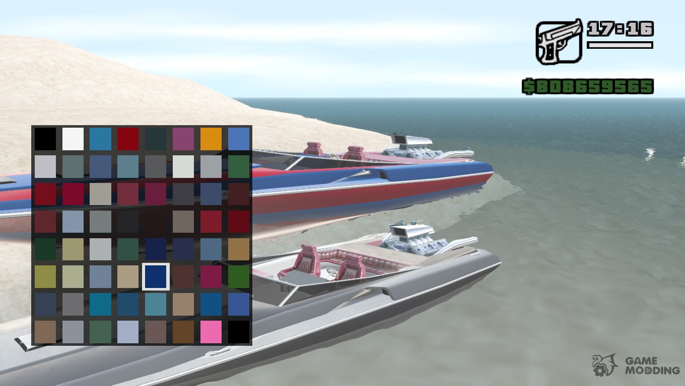 Barco Hydrofoam para GTA San Andreas