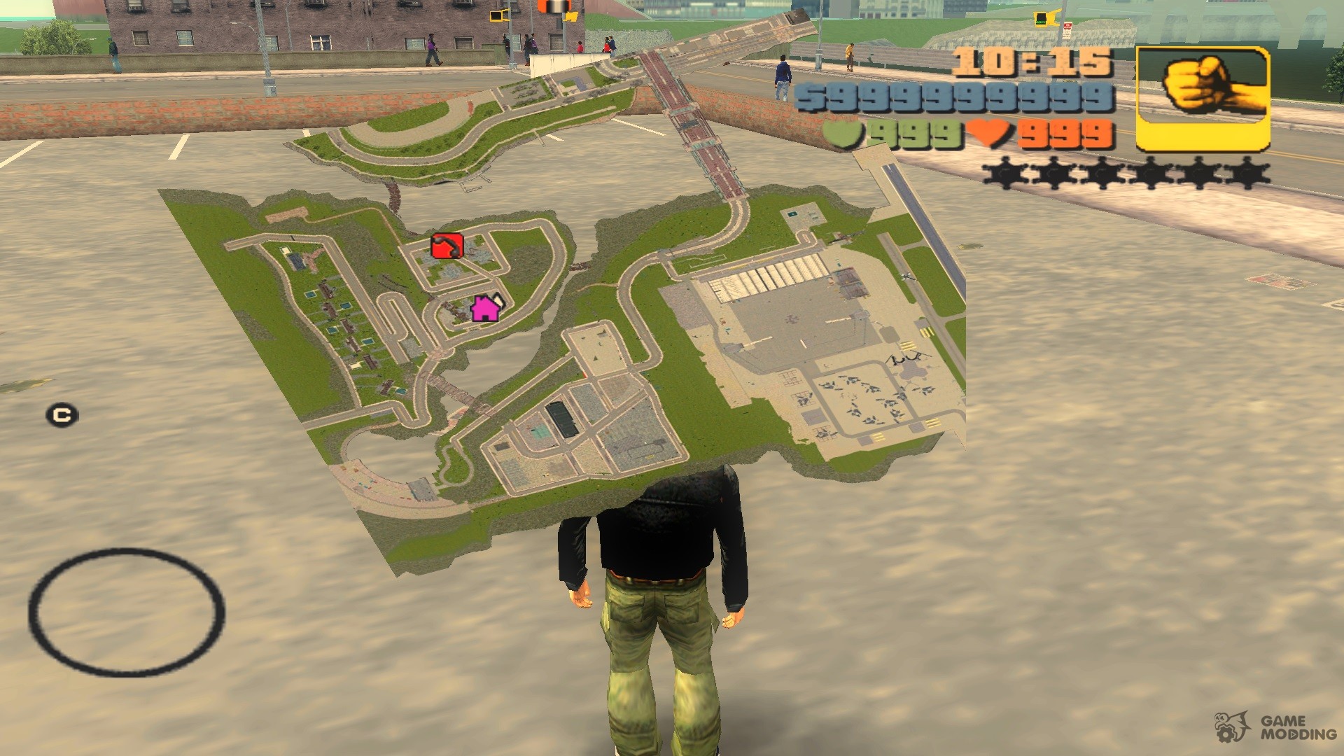 GTA 3 - Definitive Edition HD Satellite Map For GTA3 Mod 