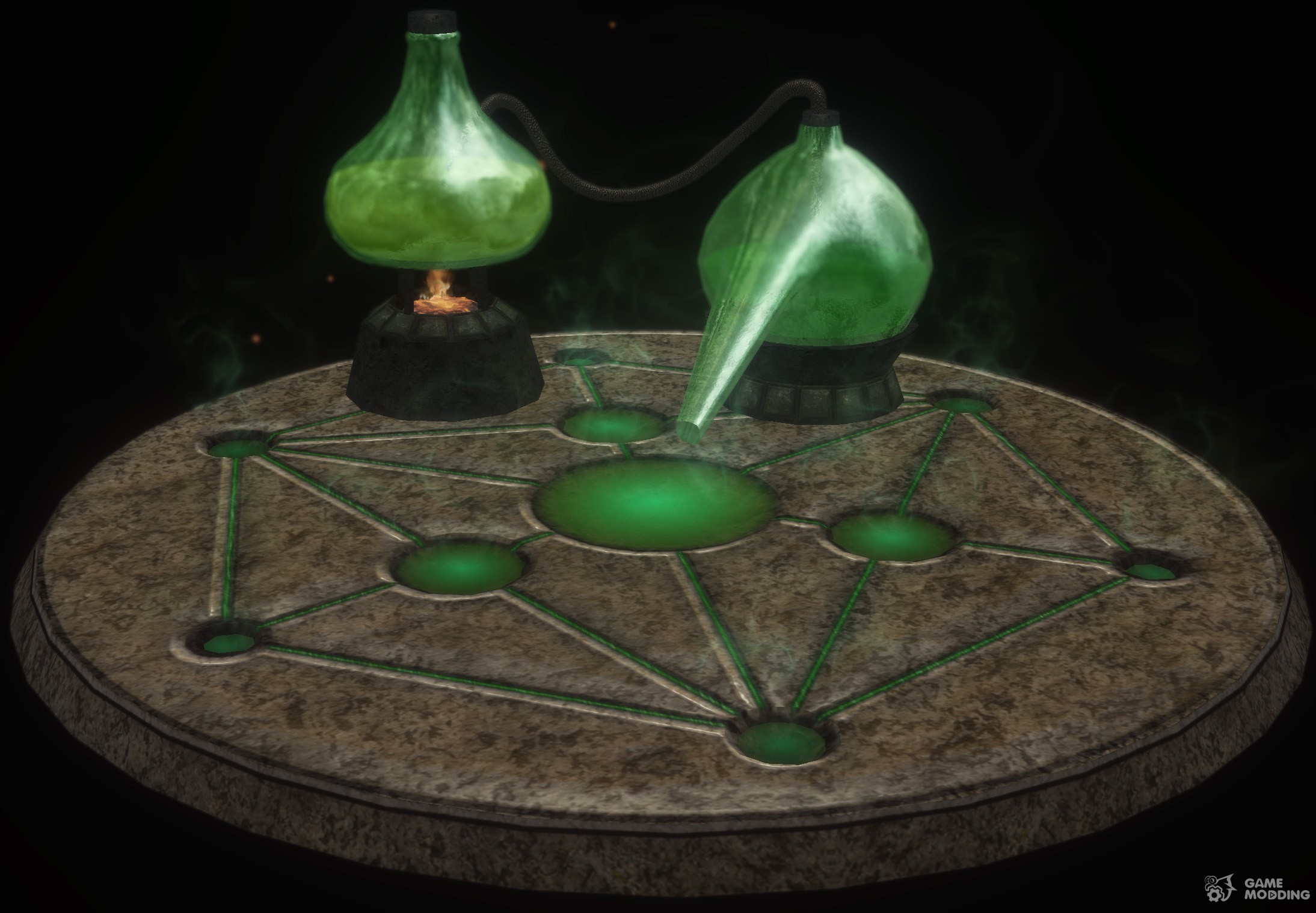 Revamped Alchemy Lab HD 1.02 для TES V: Skyrim.