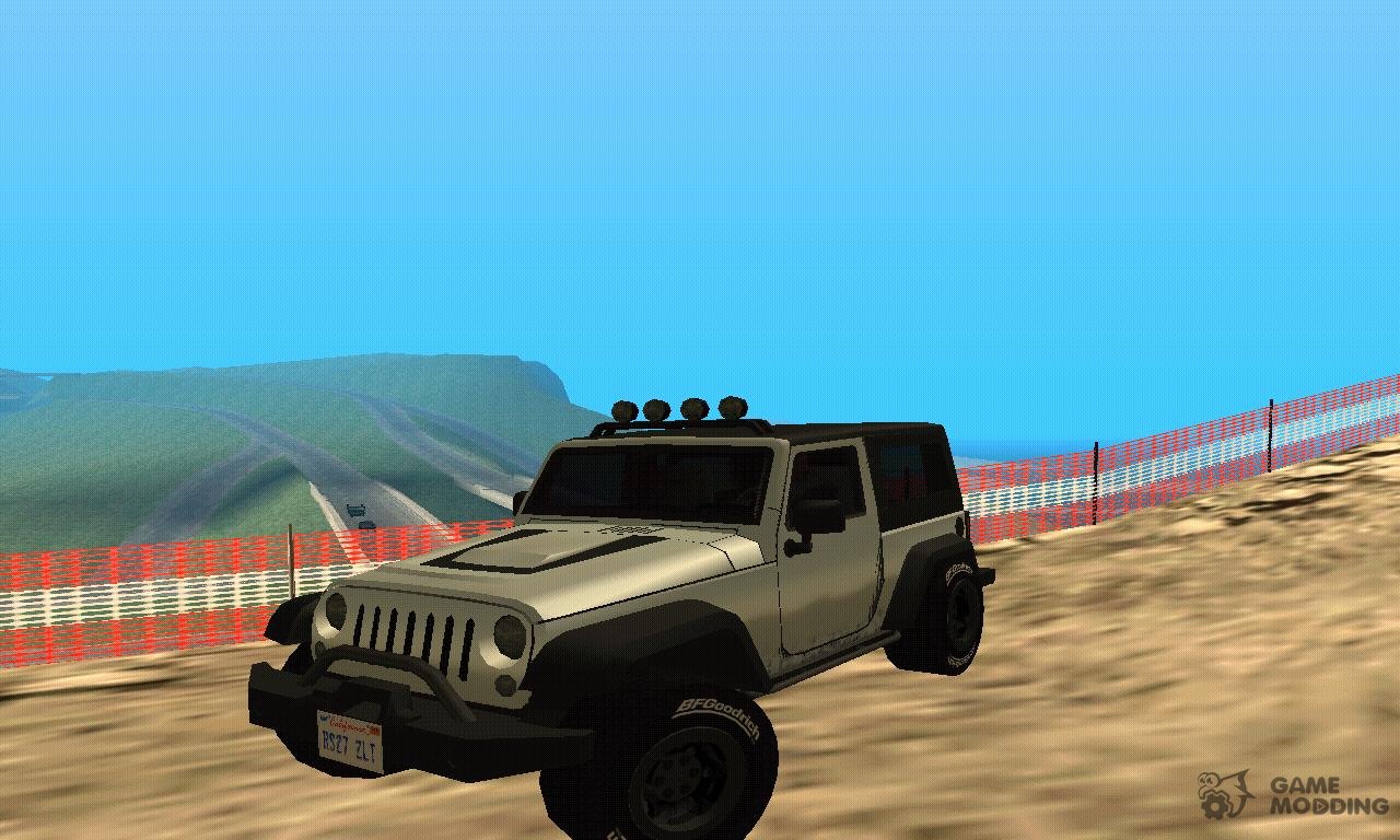 Jeep Wrangler Lowpoly for GTA San Andreas
