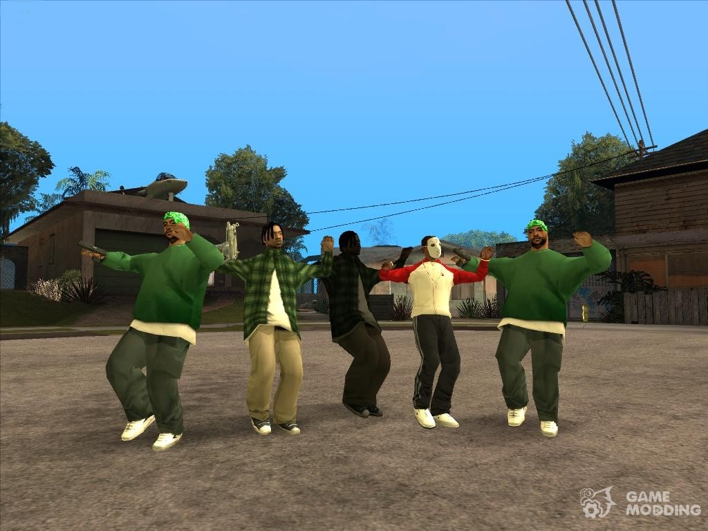 Dance mod для GTA San Andreas.