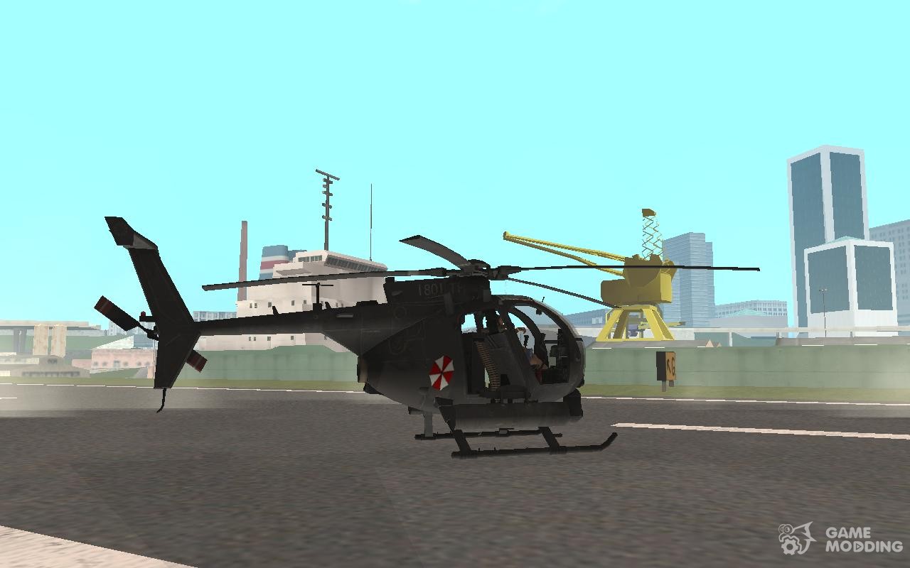 O helicóptero de resident evil para GTA San Andreas