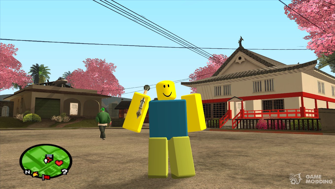 Roblox Noob For Gta San Andreas - gta sa roblox skin