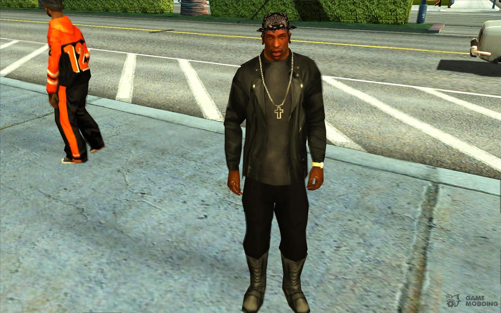 Jacket without a picture from behind for GTA San Andreas.
