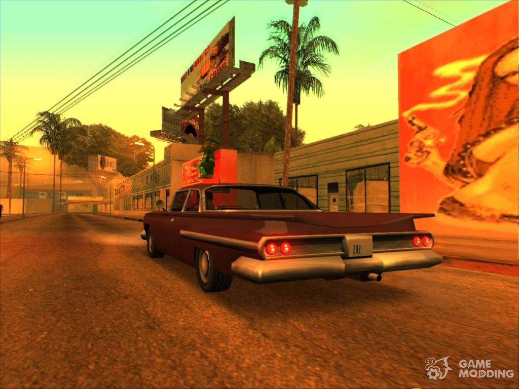 Download PS2 graphics on PC for GTA San Andreas