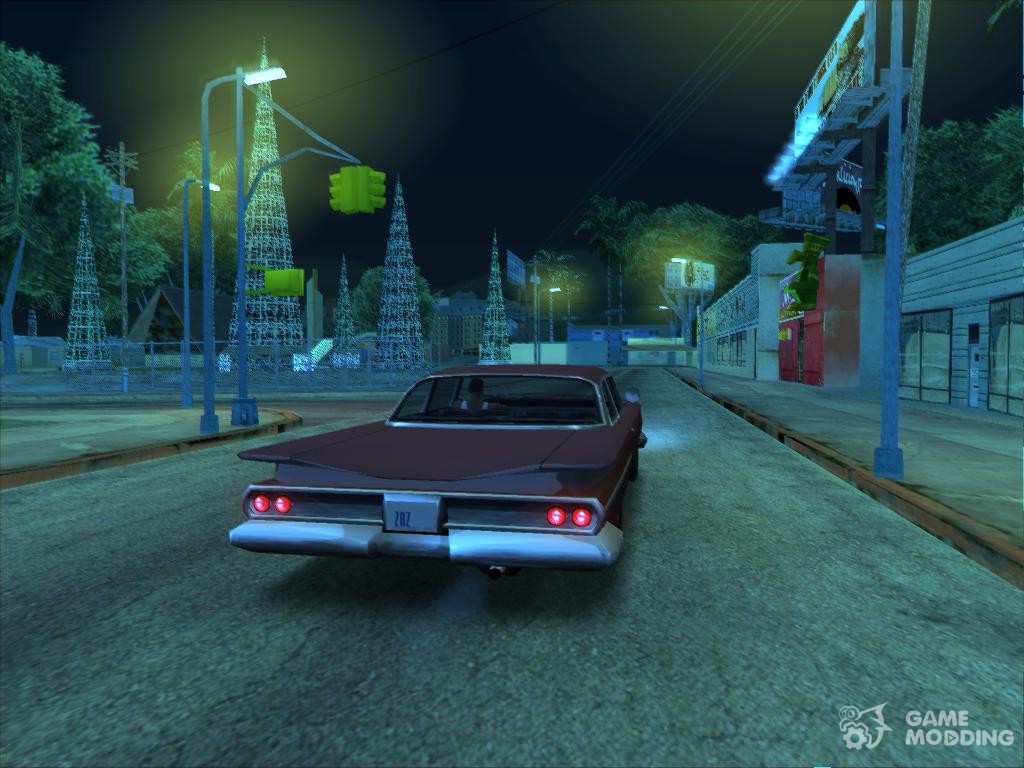 Grand Theft Auto: San Andreas GAME MOD SkyGfx: PS2 graphics for PC v.4.2b -  download