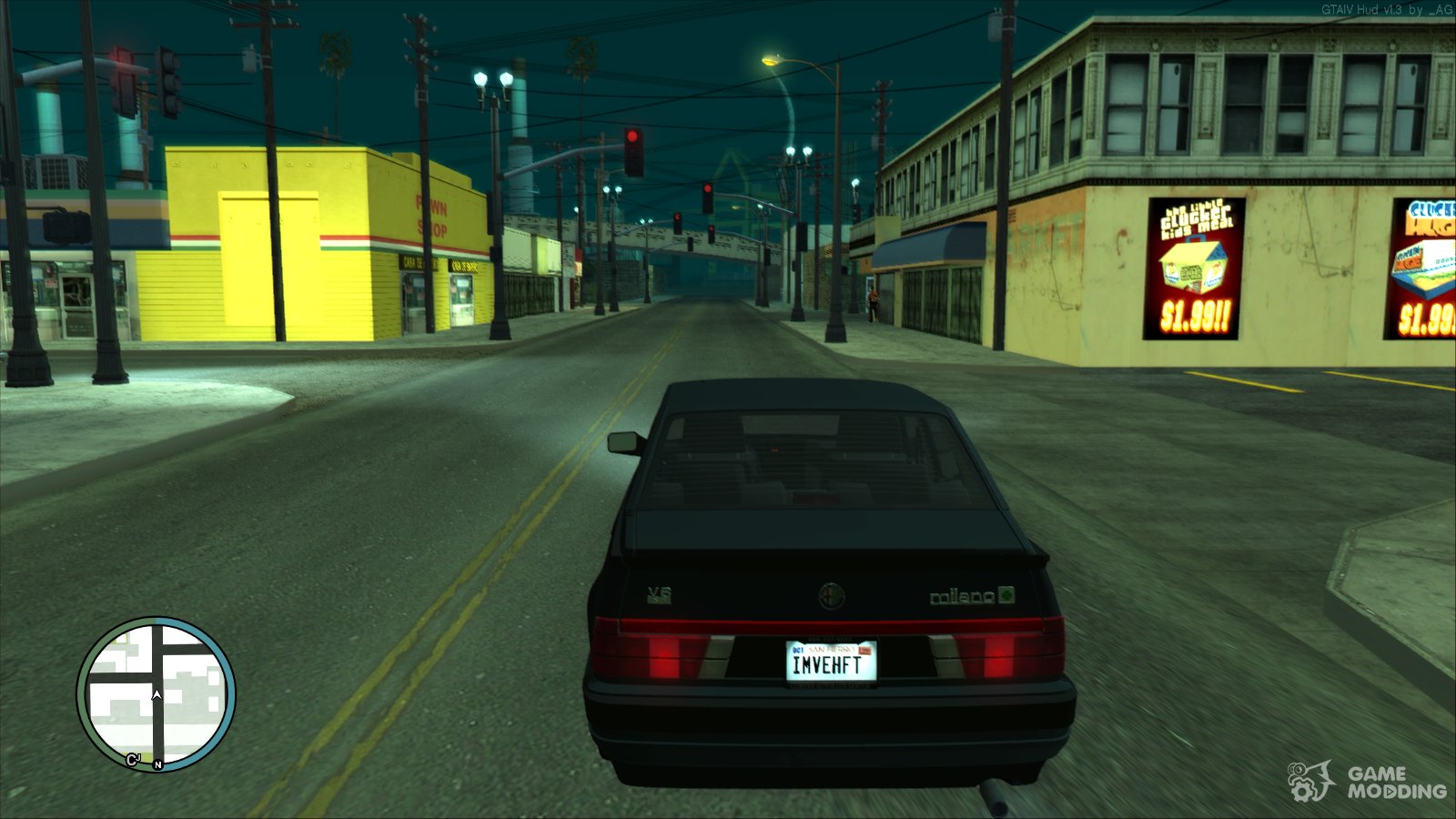 GTA IV Hud Mod (v. 1.3) for GTA San Andreas