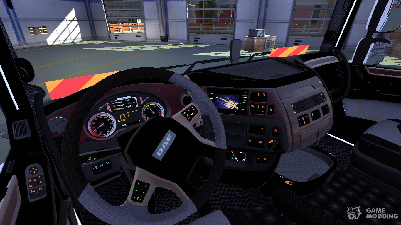 The Interior Of The Daf Xf Euro 6 For Euro Truck Simulator 2