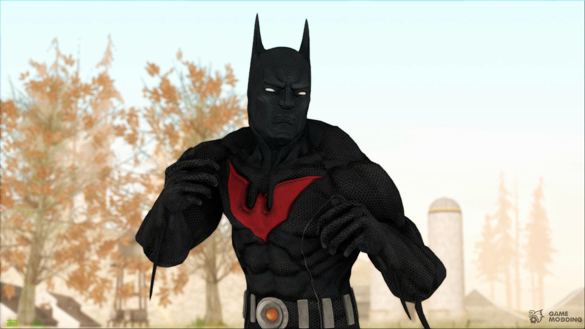 Animated Batman Beyond mod for Batman Arkham City by