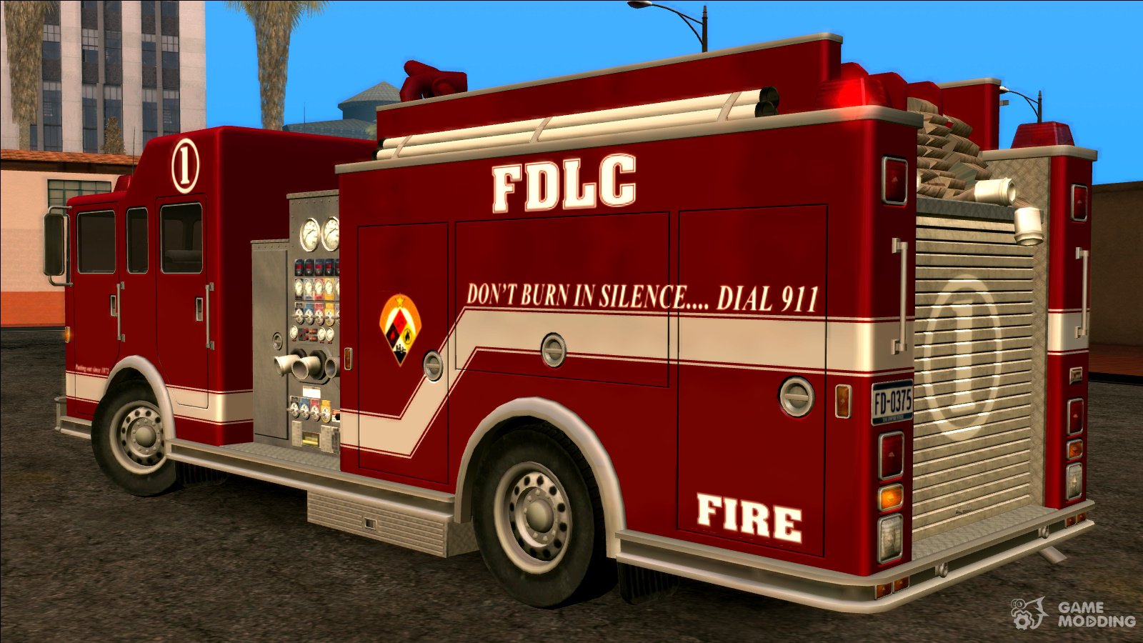 Firetruck GTA III HD (ImVehFt) for GTA San Andreas